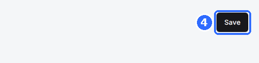 The top-right corner of the waiver editor with the Save button